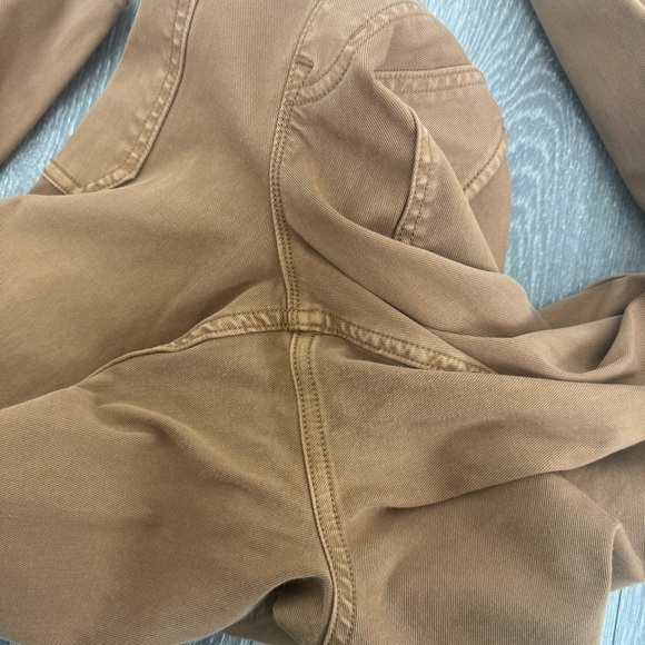 SPANX Stretch Twill High Rise Cargo Skinny Pants in Honey Glow Size Large - Picture 7 of 9